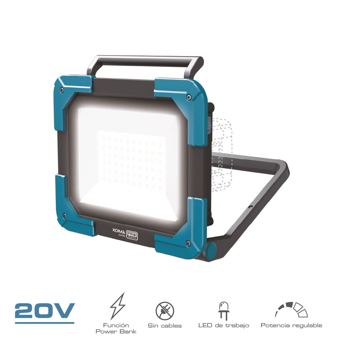 LED spotlight Koma Tools