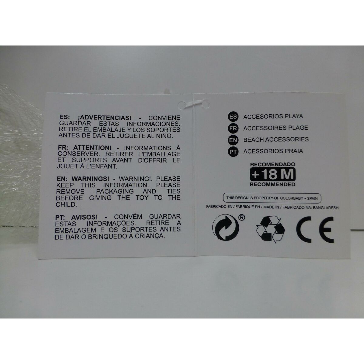 Plastspade Colorbaby 52 cm polypropen (24 antal) - 7