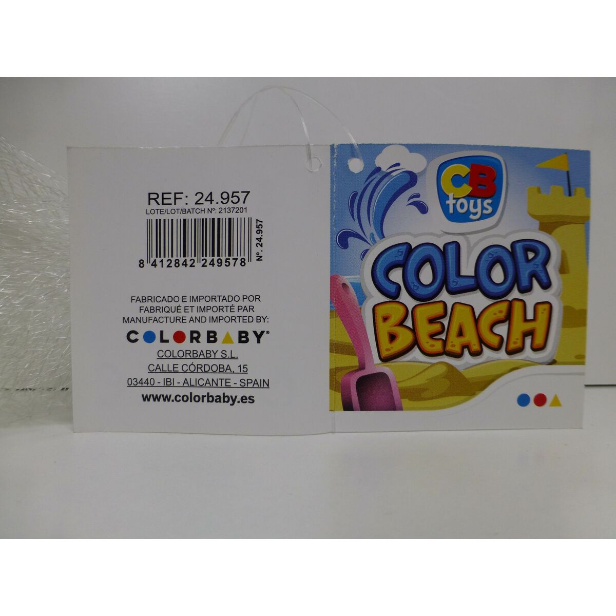 Plastspade Colorbaby 52 cm polypropen (24 antal) - 6