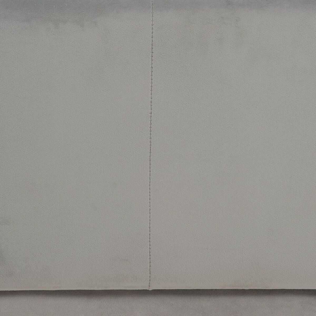 Puff Syntetmaterial Grå Trä 60 x 60 x 40 cm - 5