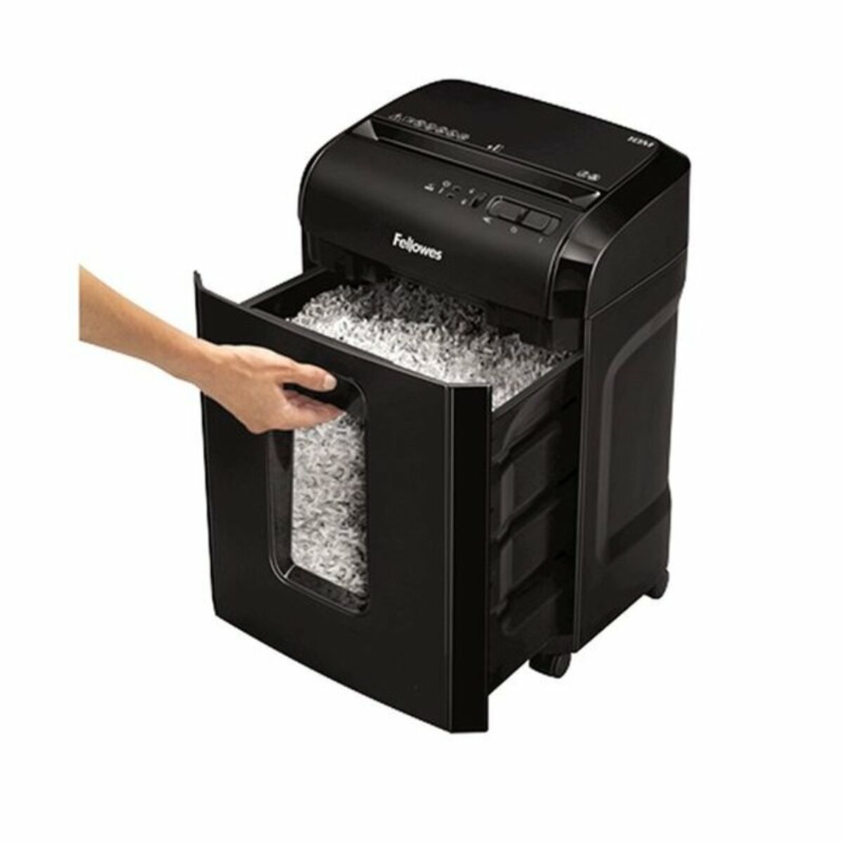Dokumentförstörare Mikroskärande Fellowes Powershred 10M 2 x 12 mm Svart - 4
