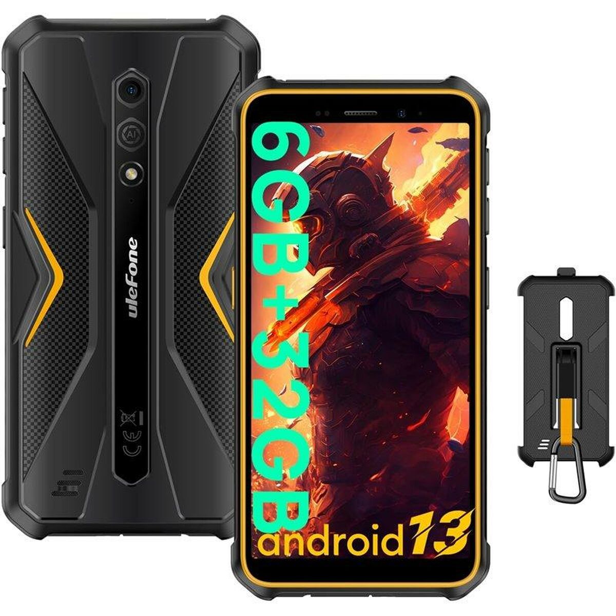 Smartphone Ulefone Armor X12 5,45" 5.45" MediaTek Helio A22 4 GB RAM 3 GB RAM 32 GB Svart Orange