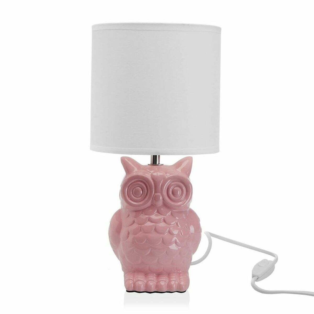 Bordslampa Versa Uggla Keramik (16 x 16 x 32,5 cm) (16 x 32,5 x 16 cm) - 3