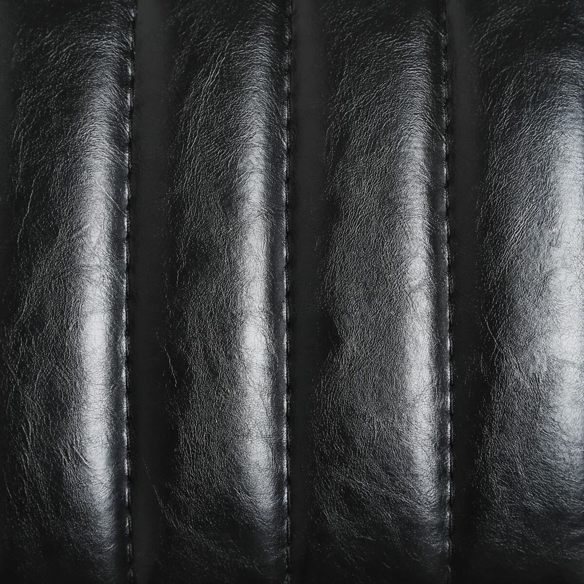 Sittpall 42 x 49 x 88 cm Svart Gyllene Metall Polyuretan - 6