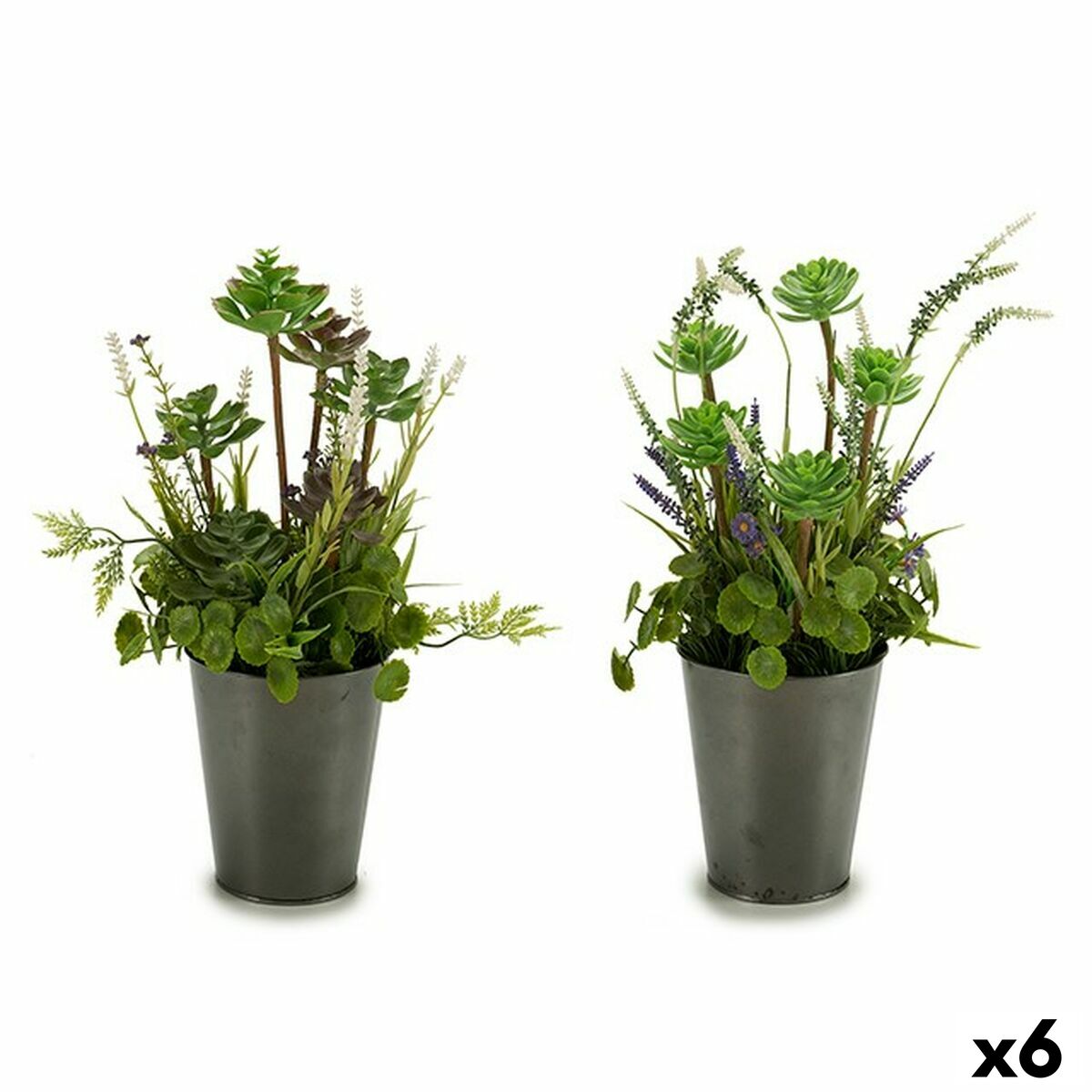 Dekorativ växt Ibergarden Kork Plast Blomsteräng 20 x 41 x 20 cm (6 antal)