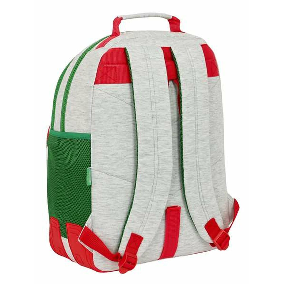 Skolryggsäck Benetton Pop Grå 32 x 42 x 15 cm - 2