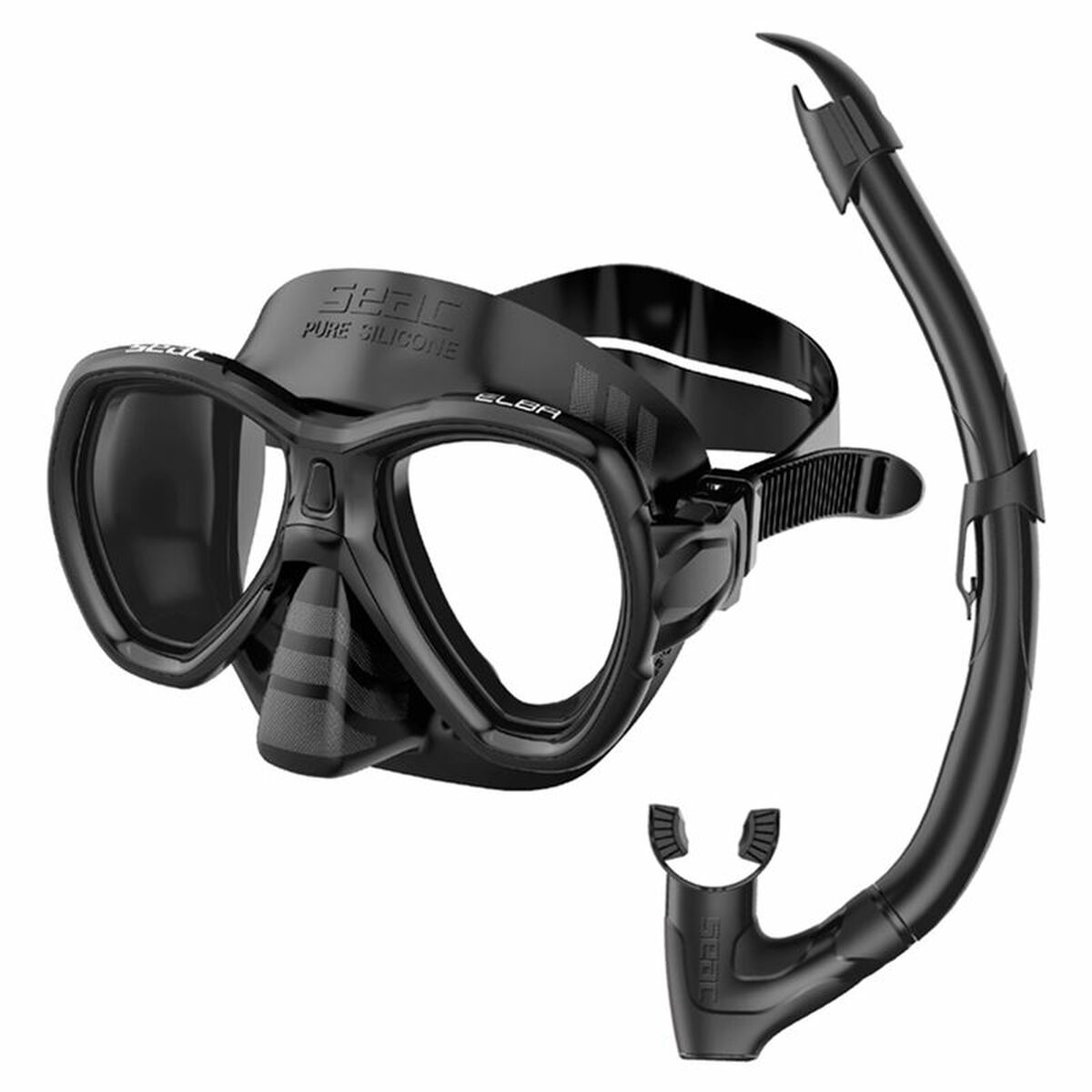 Snorkel och cyklop Seac Set Bis Elba Wv.S/Bl