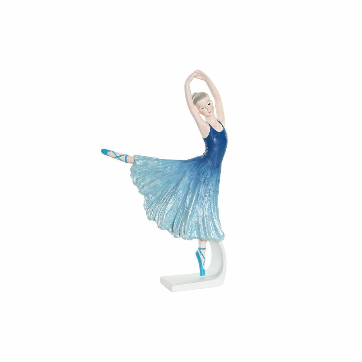 Prydnadsfigur DKD Home Decor Blå Romantisk Balettdansare 13 x 6 x 23 cm - 6