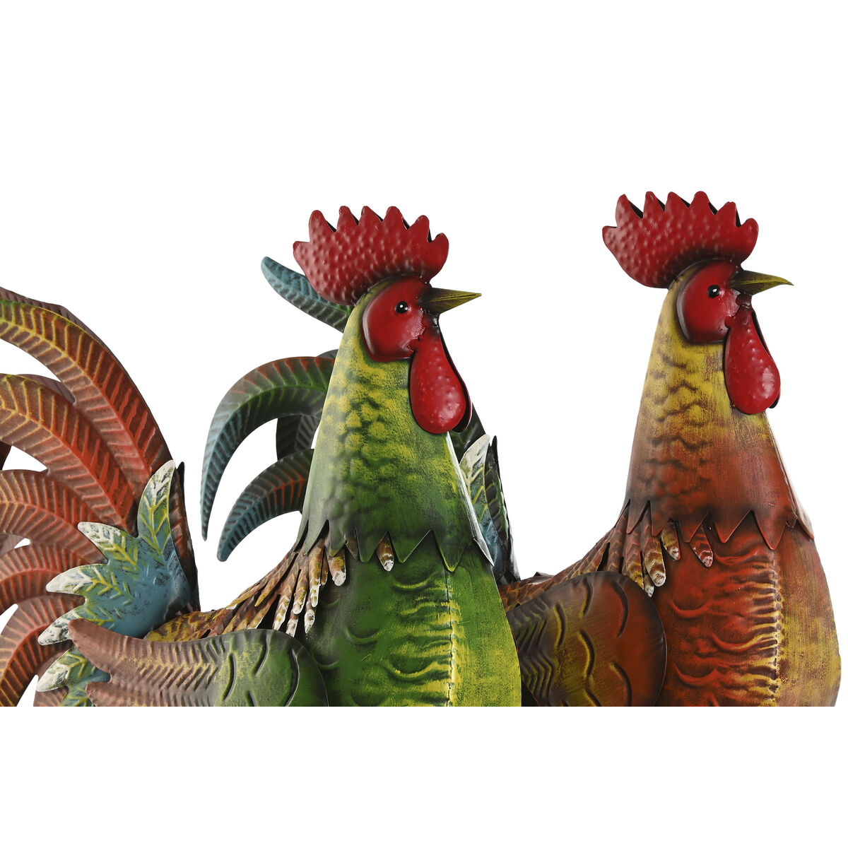 Prydnadsfigur Home ESPRIT Multicolour Tupp 34,3 x 14 x 48,3 cm (2 antal) - 2