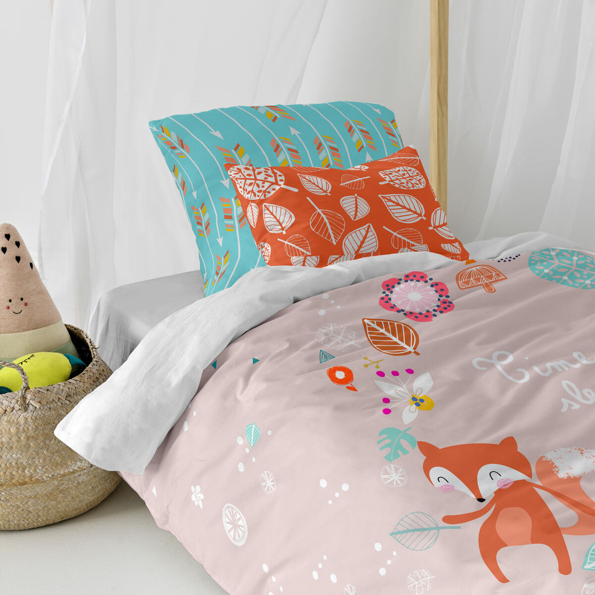 Täckslagsset HappyFriday MOSHI MOSHI Multicolour - 3