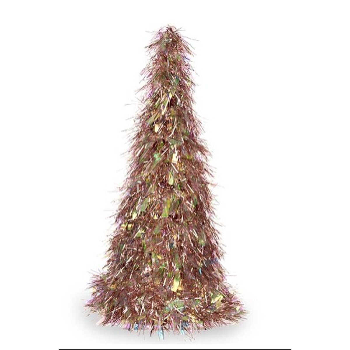 Prydnadsfigur Julgran Glitter Koppar Fuchsia polypropen PET 24 x 46 x 24 cm (24 antal) - 4