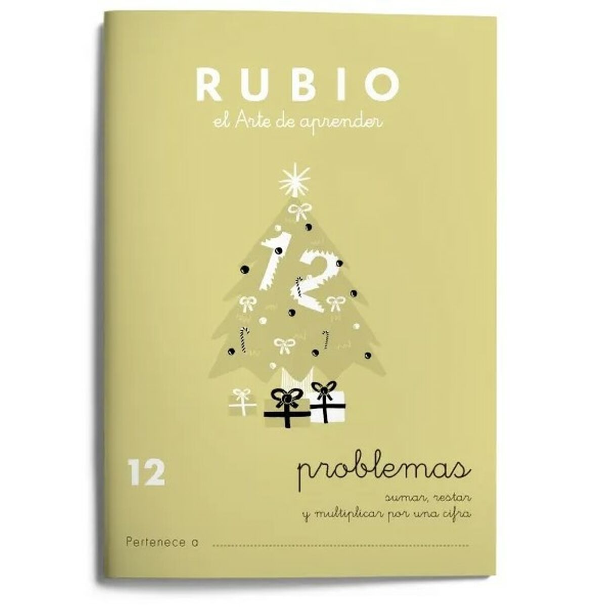Matematik övningsbok Rubio Nº12 A5 spanska 20 Blad (10 antal) - 2