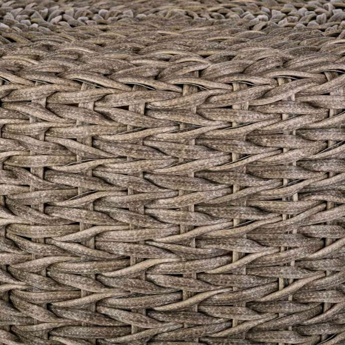Sittpall Alexandra House Living Grå Trä syntetisk rattan 40 x 48 x 40 cm - 4