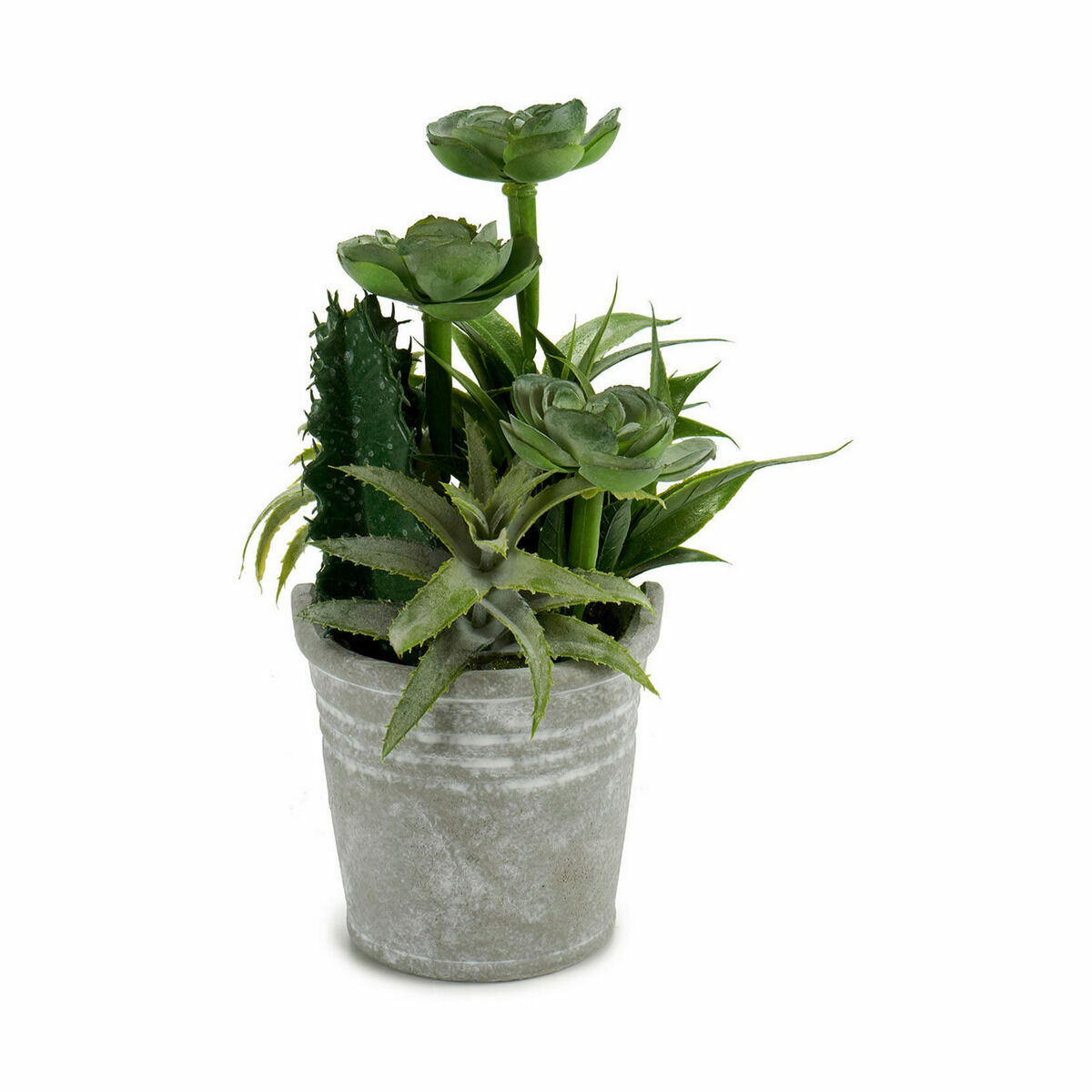 Dekorativ växt Ibergarden Plast Cement 15 x 24 x 15 cm (12 antal) - 2