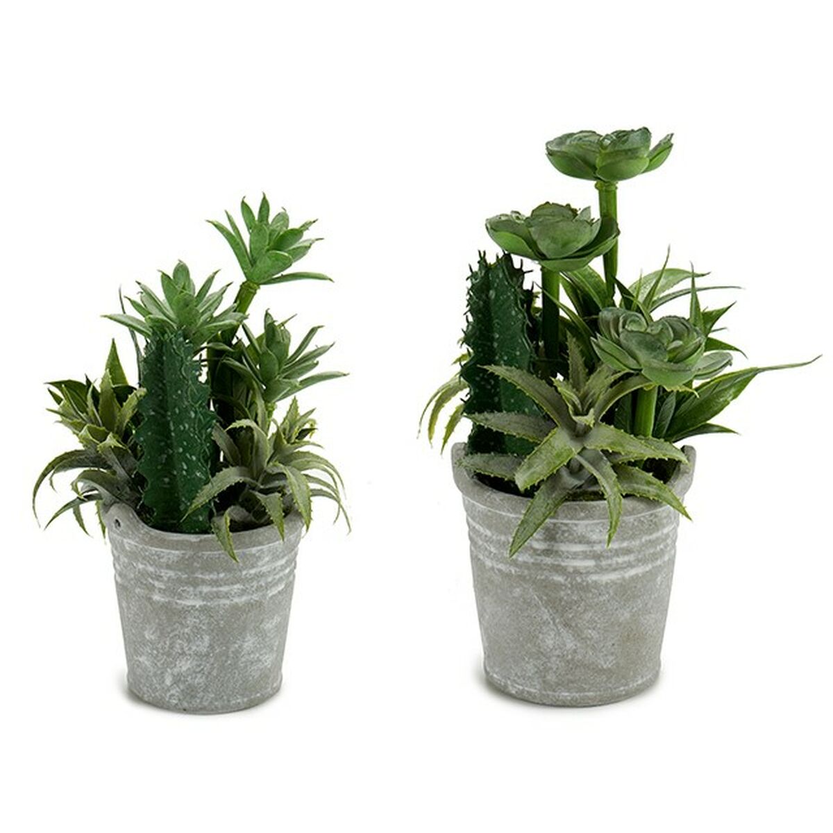 Dekorativ växt Ibergarden Plast Cement 15 x 24 x 15 cm (12 antal) - 4