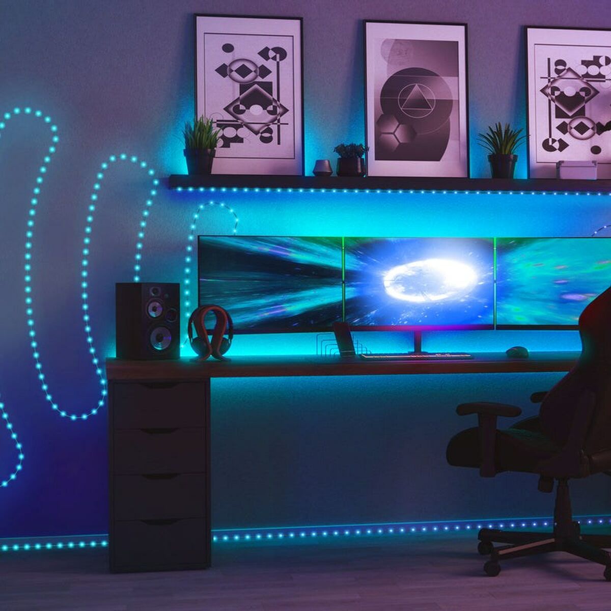 LED-krans Twinkly TWD200STP-TEU Svart Multicolour G - 4