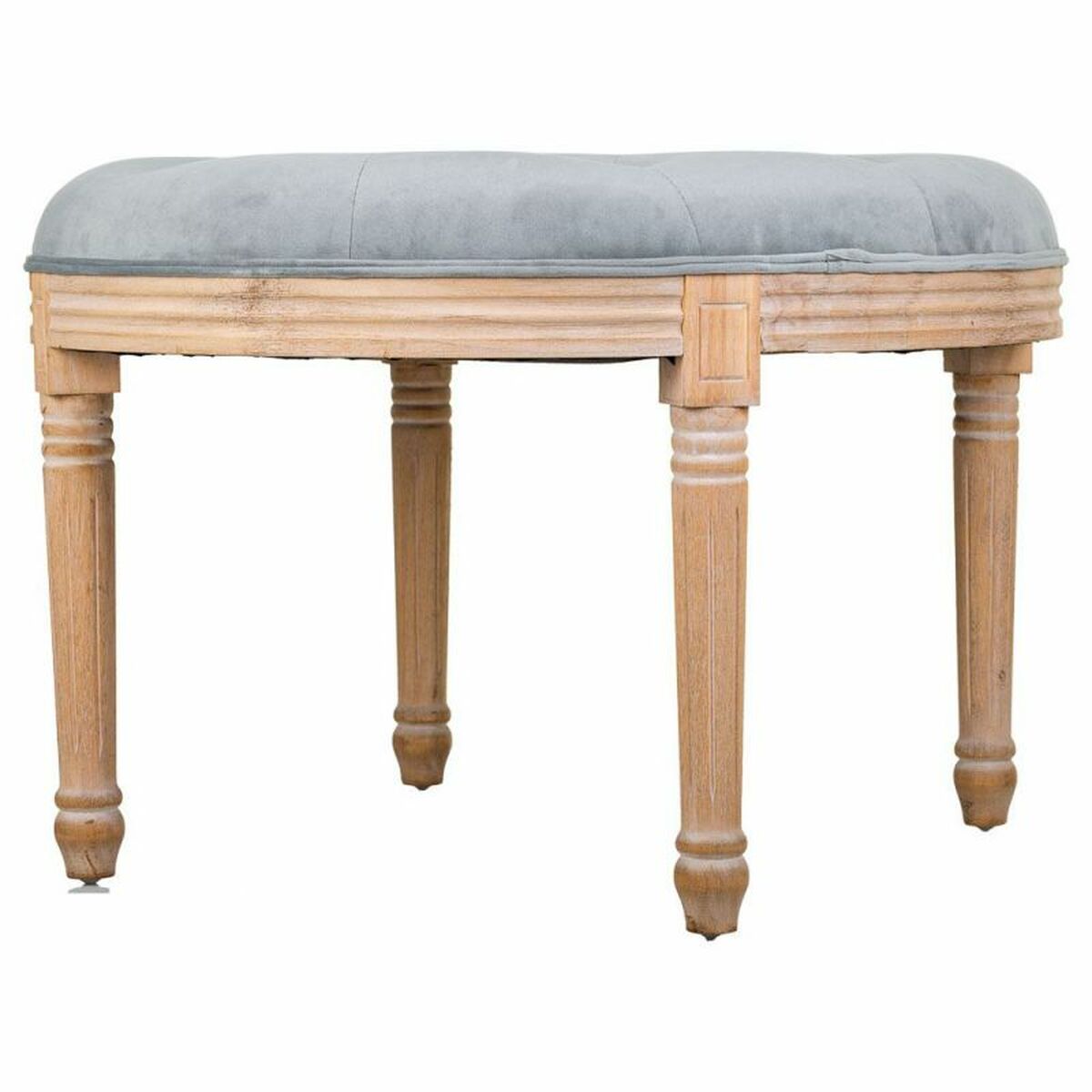 Sittpall Alexandra House Living Grå Gummi Trä 70 x 47 x 70 cm - 2