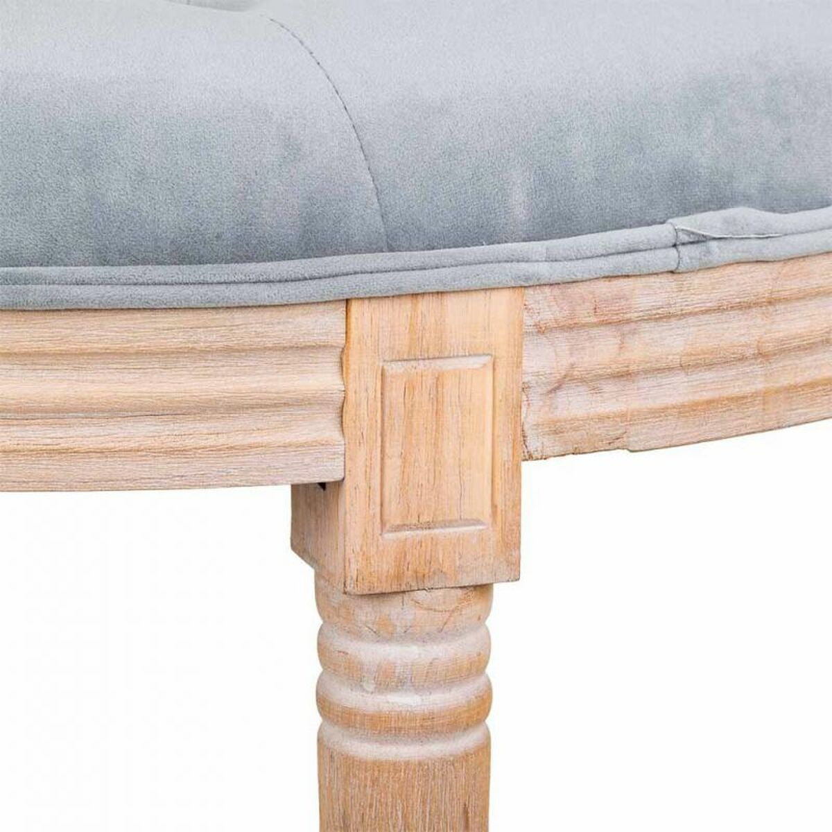Sittpall Alexandra House Living Grå Gummi Trä 70 x 47 x 70 cm - 3