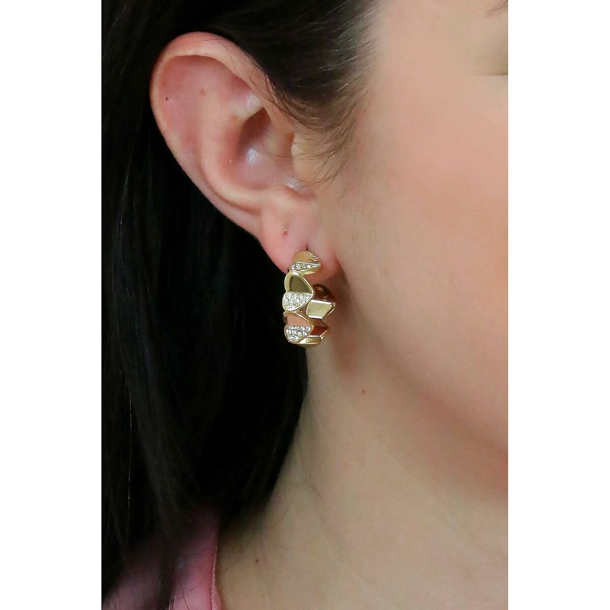 Dam örhängen Guess JUBE03040JWYGT-U Rostfritt stål 3 cm - 3
