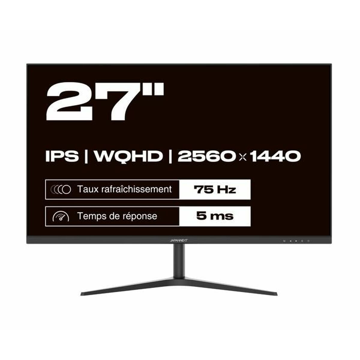 Monitor Japannext JN-IPS27WQHDR-C65W WQHD 27" - 3