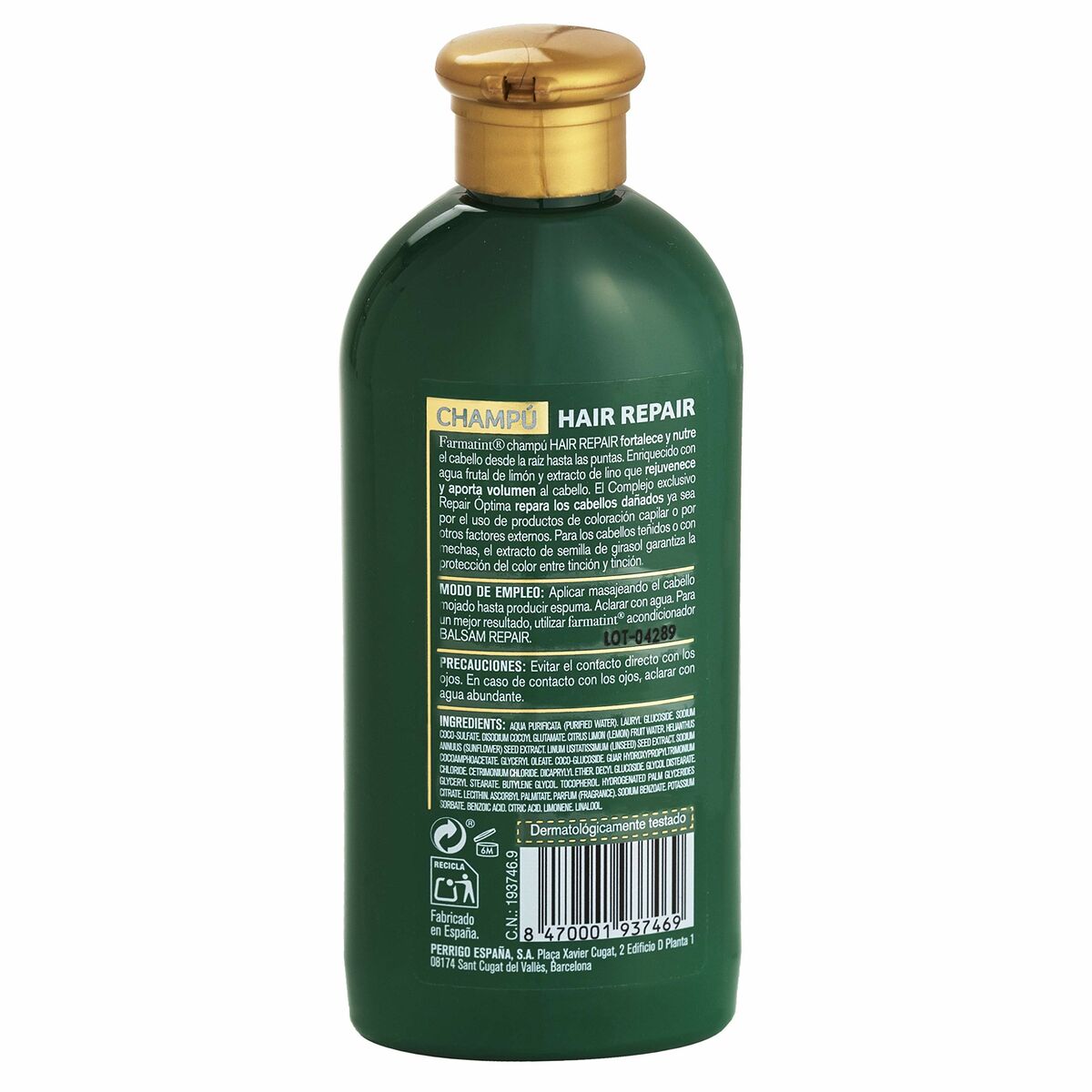 Stärkande schampo Farmatint Hair Repair 250 ml - 3