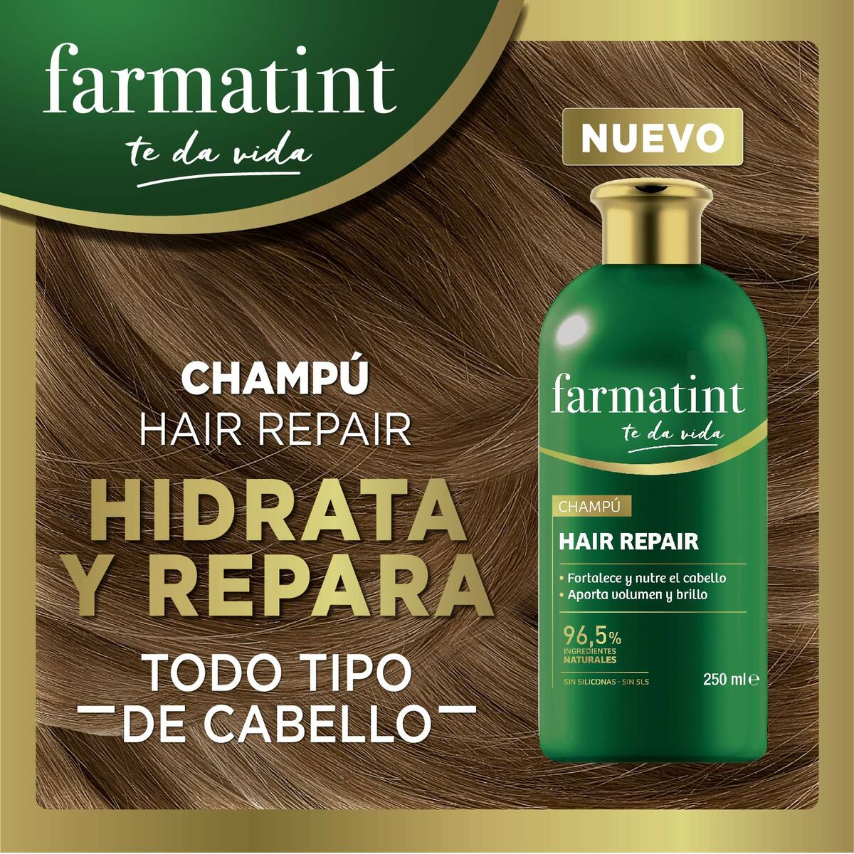 Stärkande schampo Farmatint Hair Repair 250 ml - 2