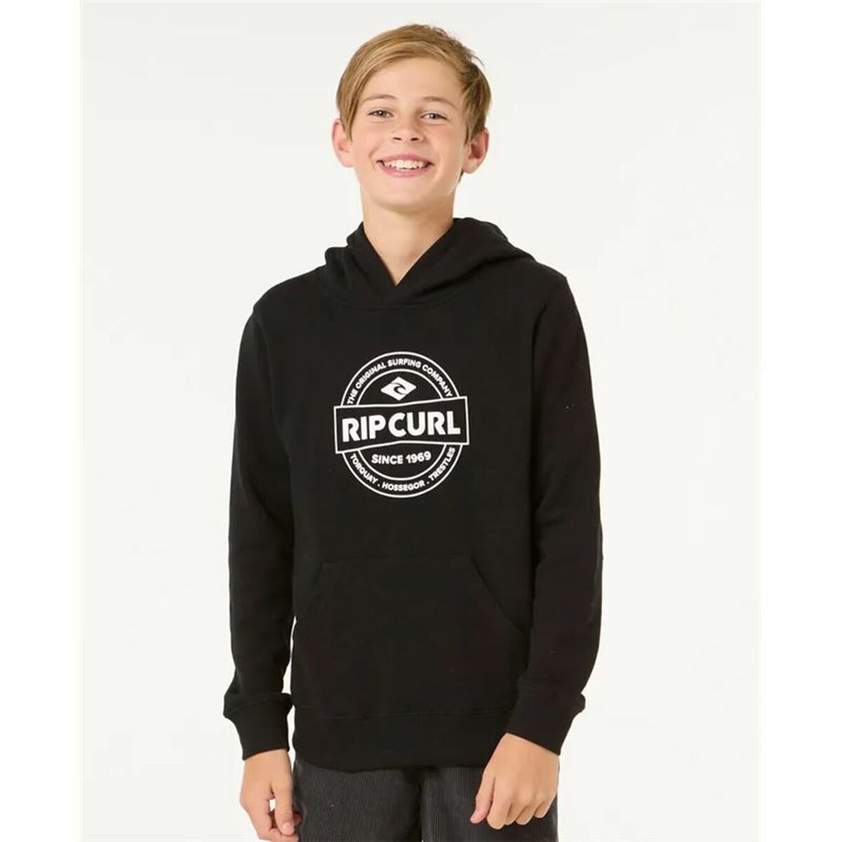 Tröja med huva Unisex Rip Curl Stapler Hood Svart - 2