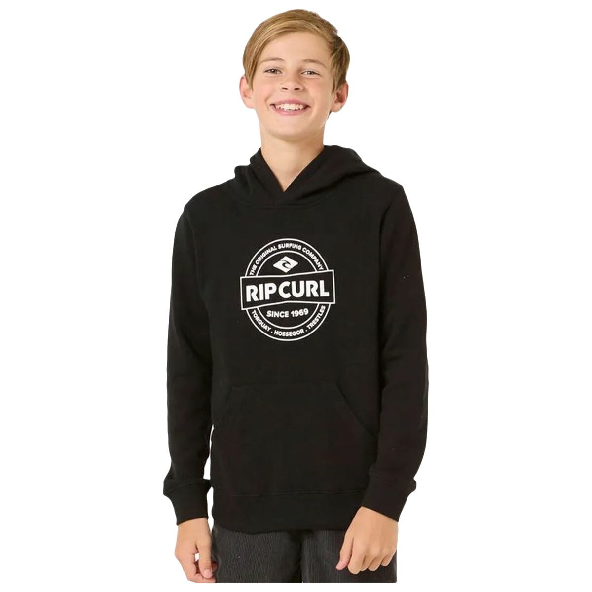 Tröja med huva Unisex Rip Curl Stapler Hood Svart
