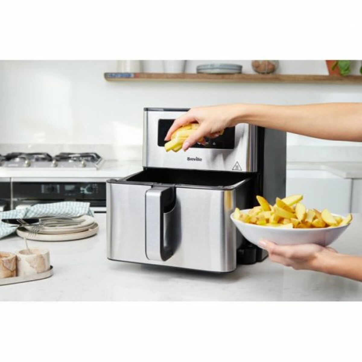 Fritös Breville VDF131X 9 L Svart Stål 1700 W - 6