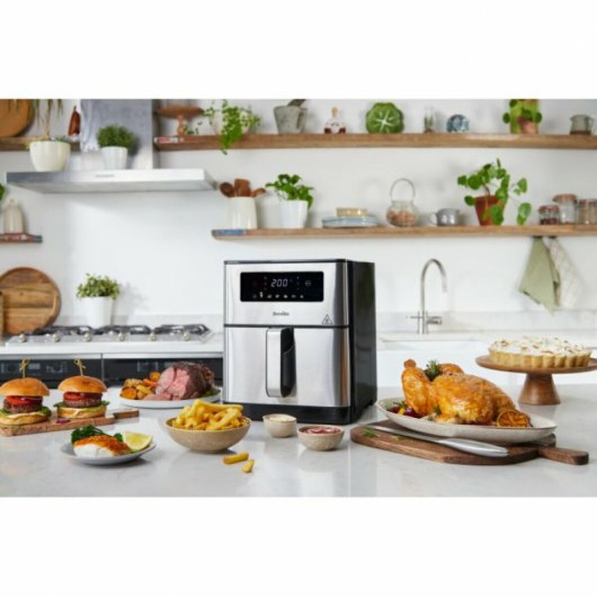 Fritös Breville VDF131X 9 L Svart Stål 1700 W - 4