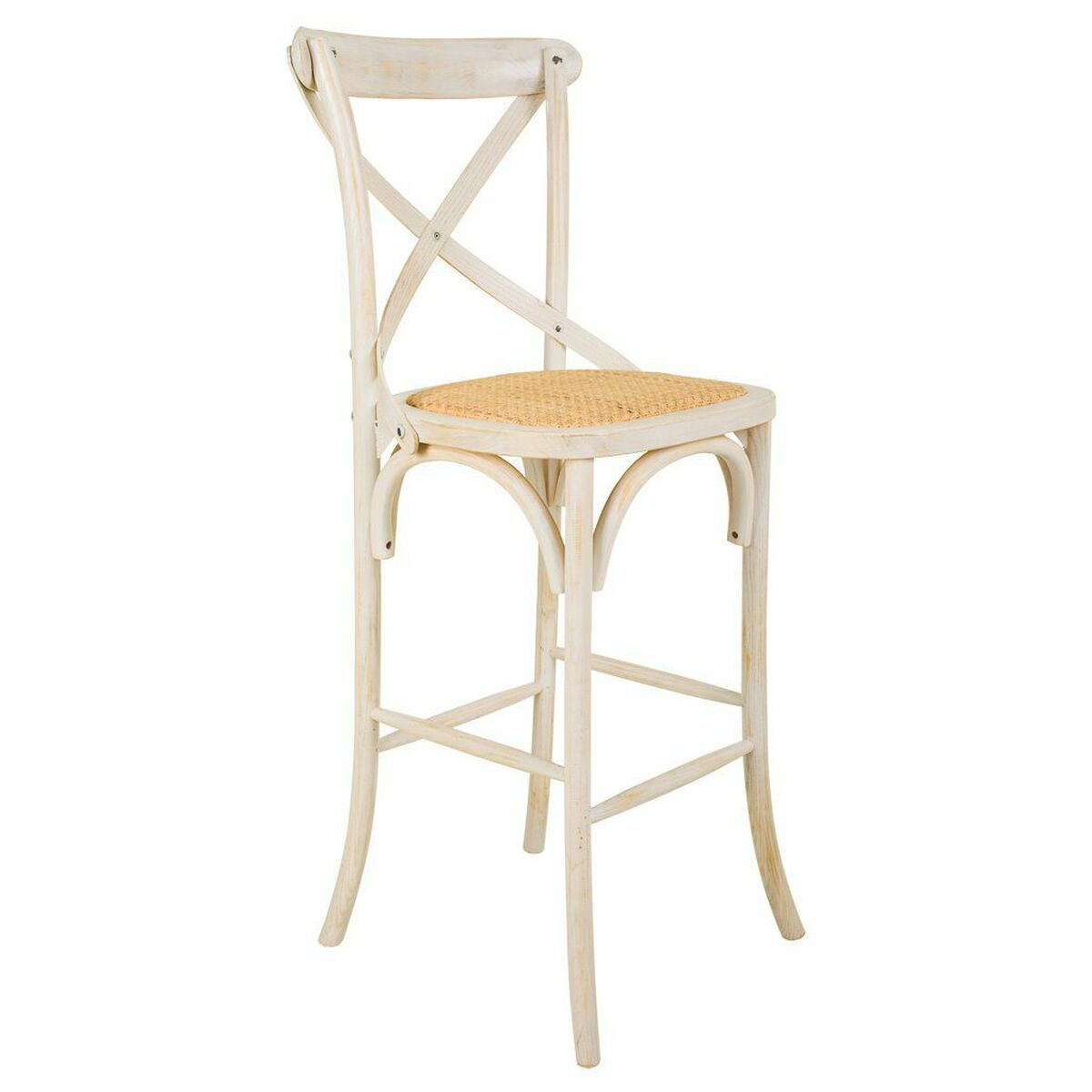 Sittpall Alexandra House Living Vit Rattan 53 x 116 x 45 cm