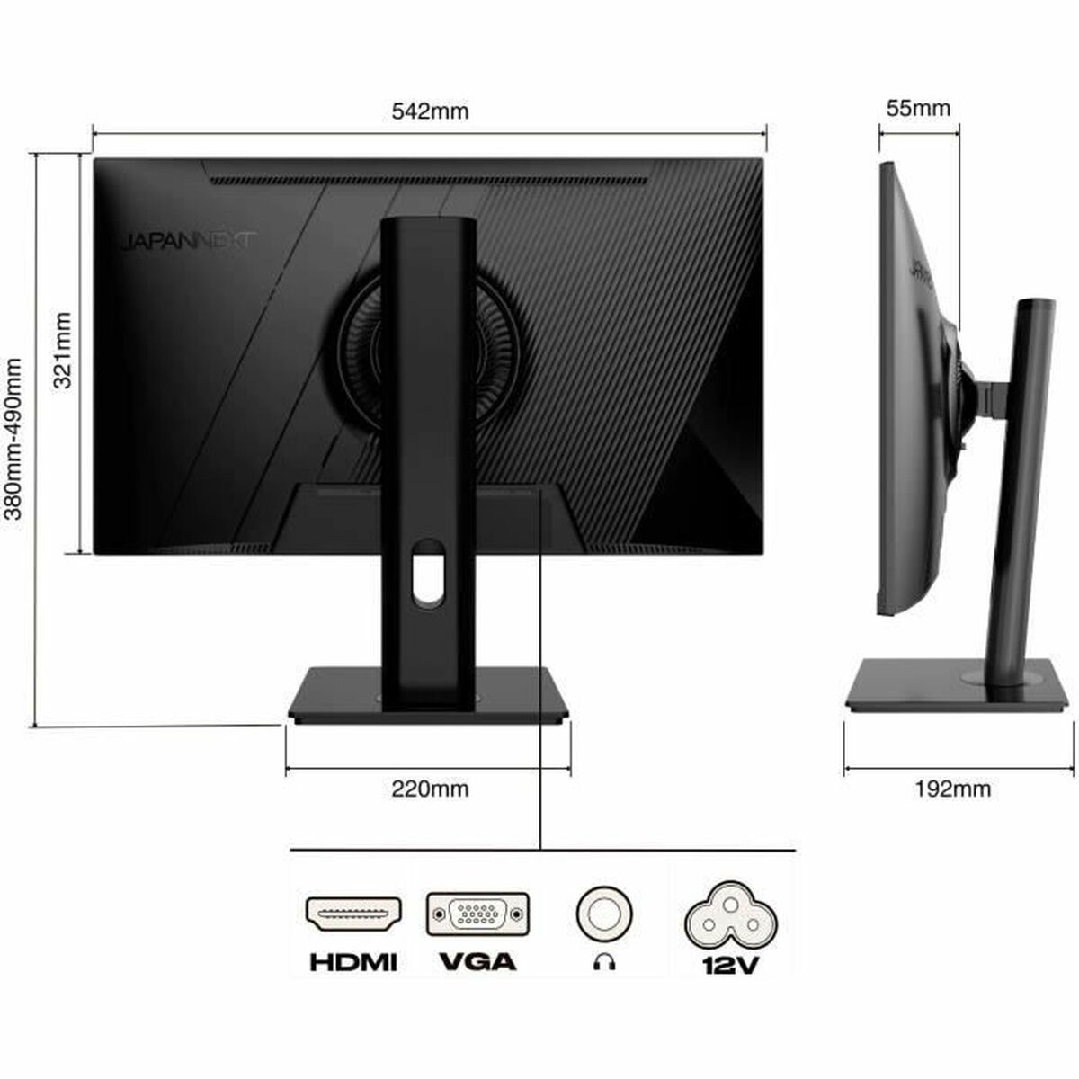 Monitor Japannext JN-IPS2382FHDR-HSP Full HD 23,8" - 5