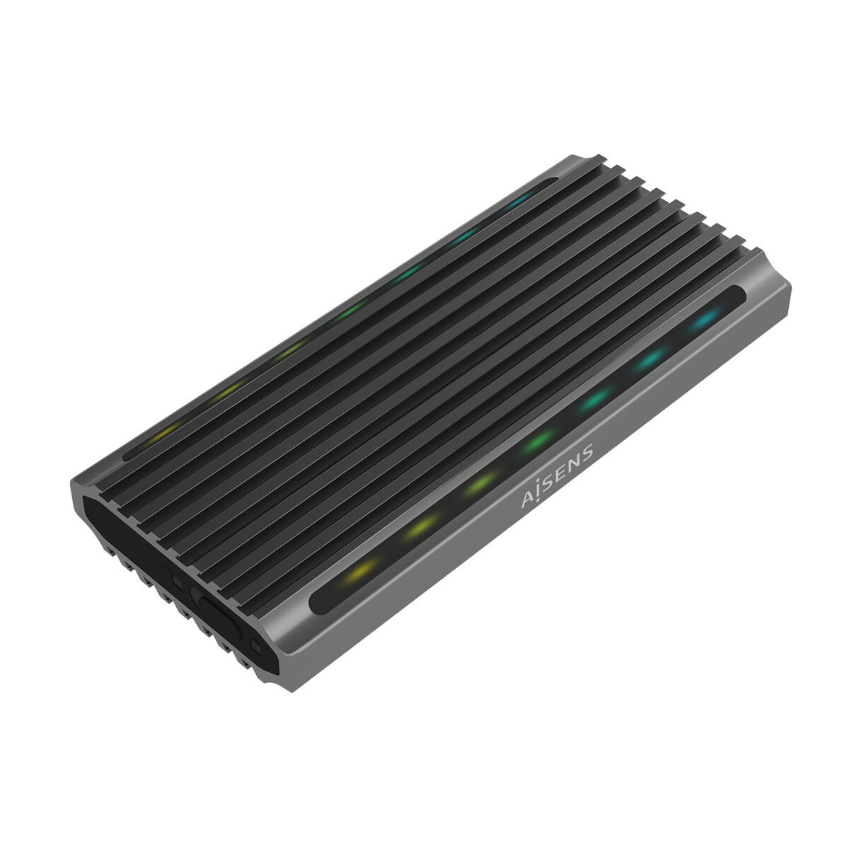 Hårddiskfodral Aisens ASM2-RGB011GR Grå - 2