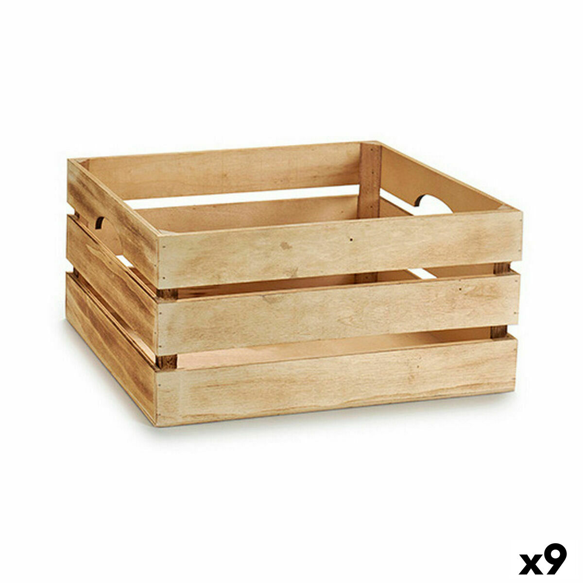 Dekorationslåda Gift Decor Brun Trä (9 antal)