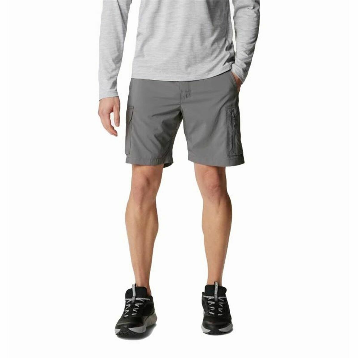 Träningsshorts Columbia Silver Ridge  Berg Grå - 3