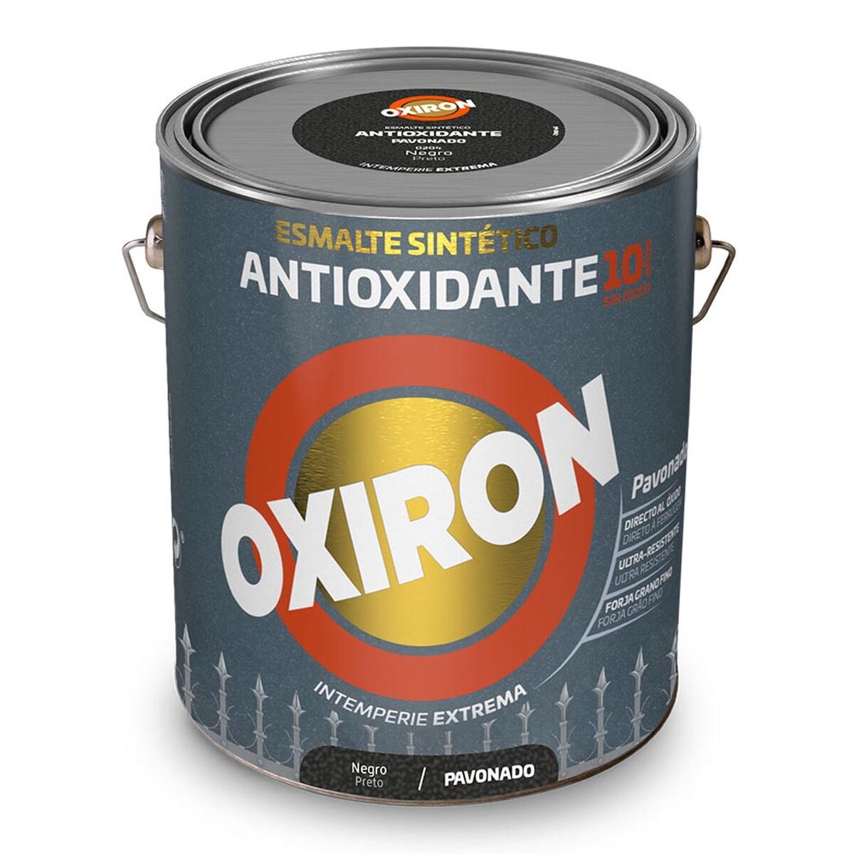 Syntetisk emaljfärg Titan 5809047 Svart 750 ml
