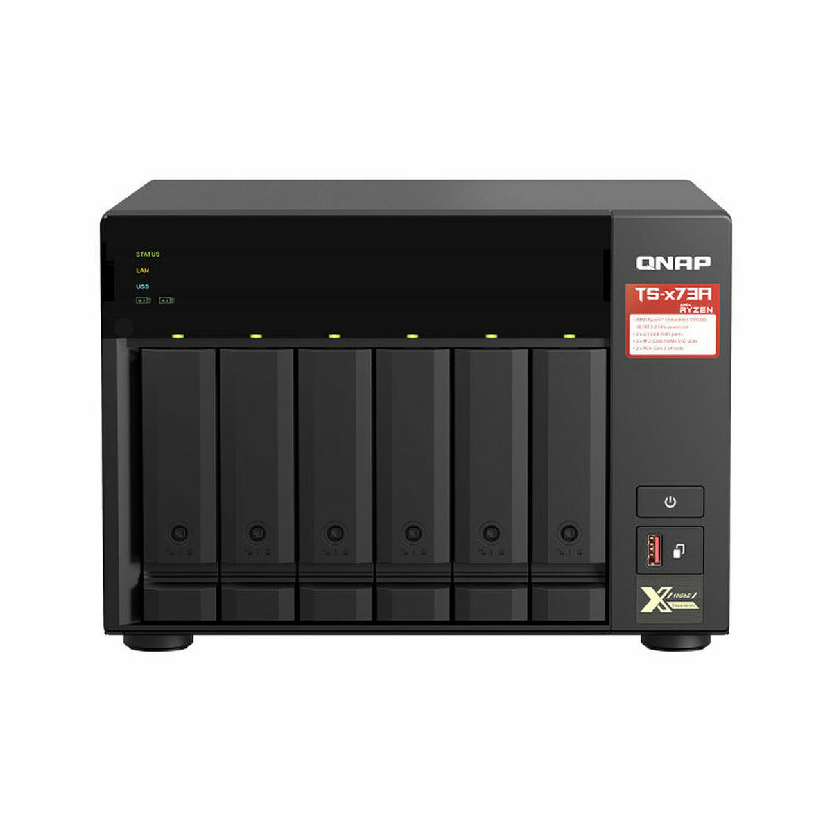 Nätlagringsenhet NAS Qnap TS-673A