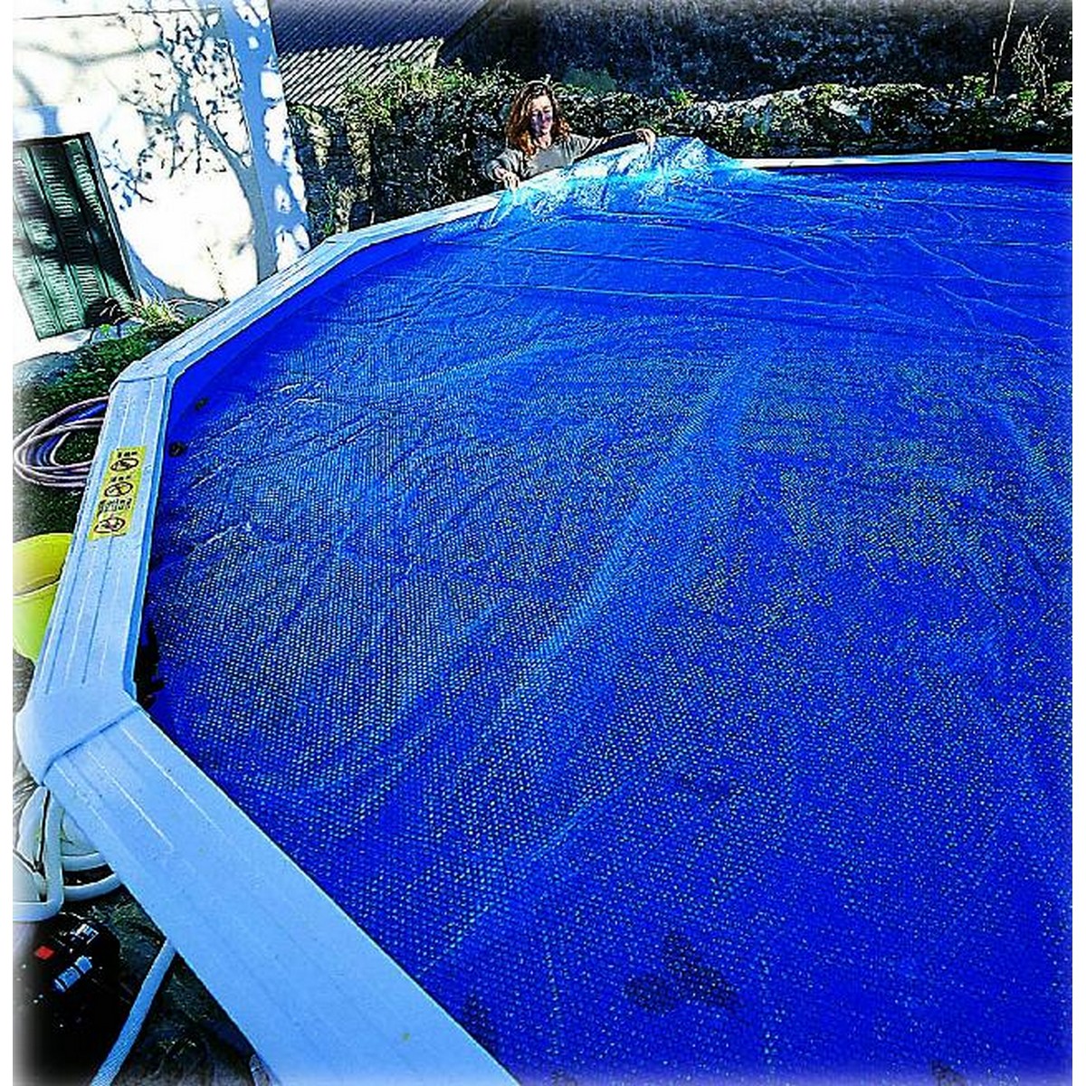 Pool Cover Gre CV350 Blå - 4