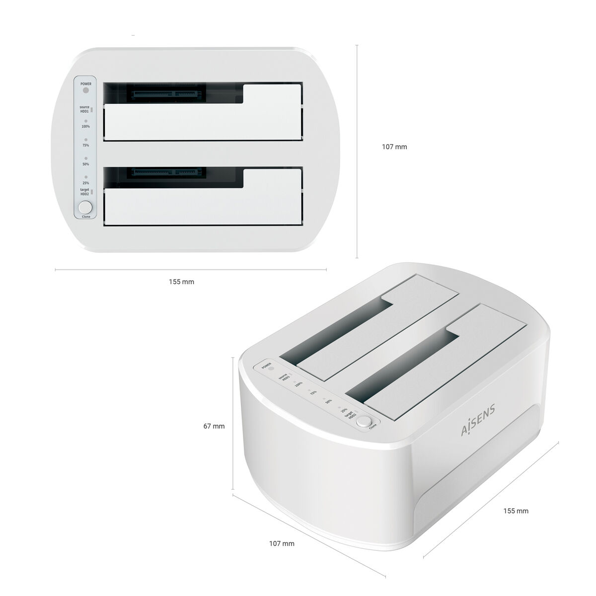 Laddstation Aisens ASDS-D02W - 8