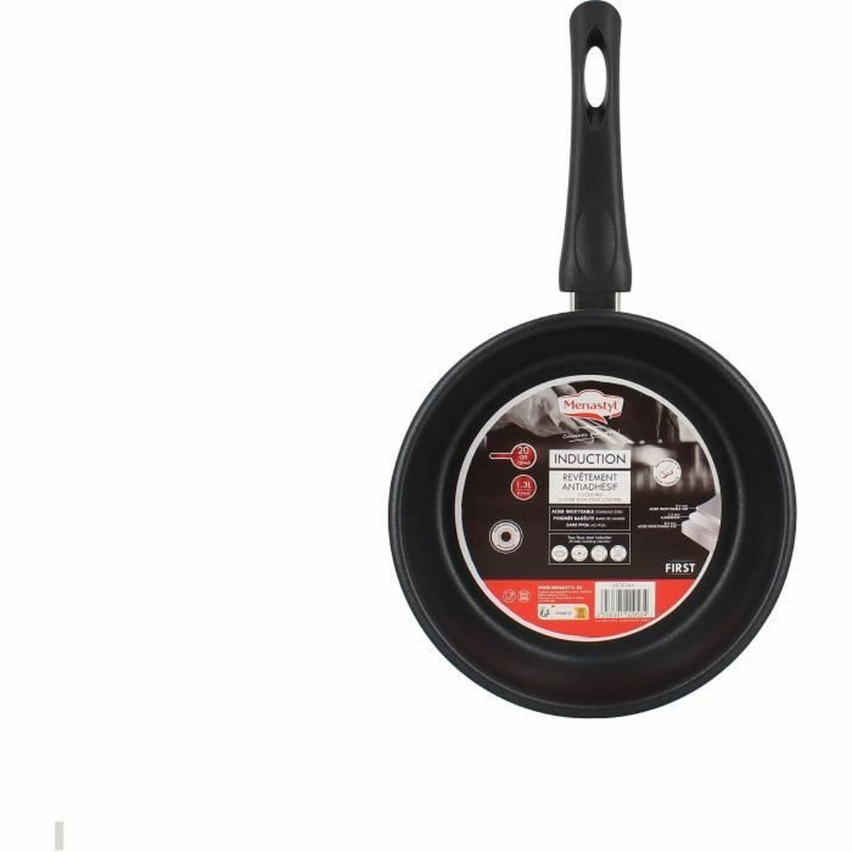 Stekpanna Menastyl Stål Rostfritt stål Ø 20 cm - 2