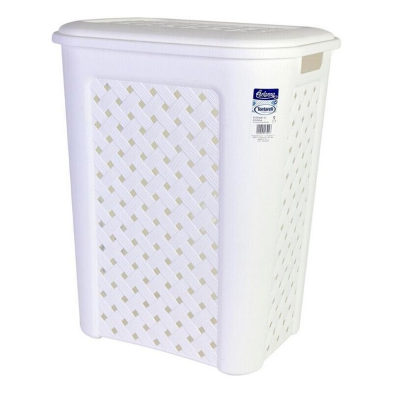 Tvättkorg Arianna Tontarelli 8105408_112 50 L Vit 44 x 35 x 55 cm - 2