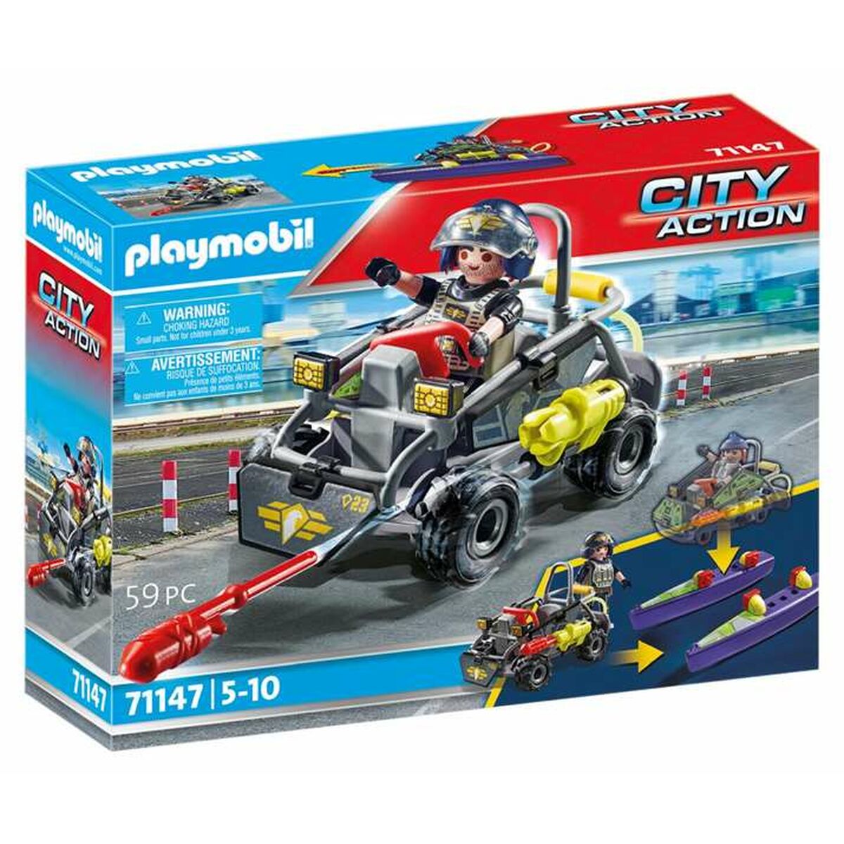 Playset Playmobil City Action 59 Delar - 2