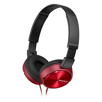 Diademhörlurar Sony MDR-ZX310 98 dB Röd