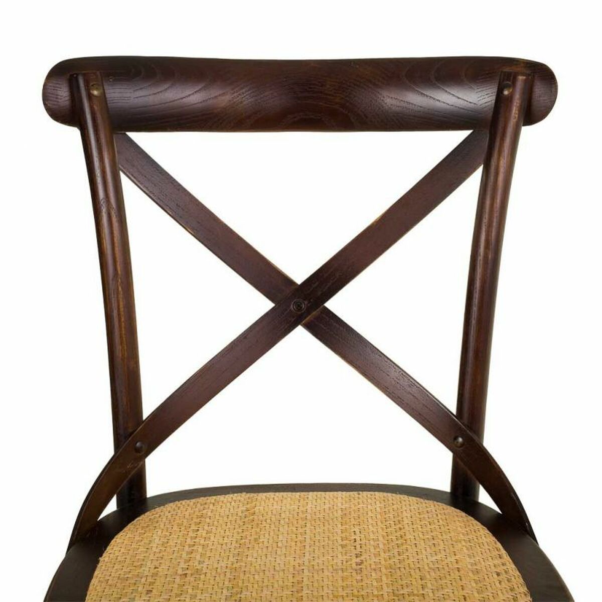 Sittpall Alexandra House Living Brun Rattan Björk 53 x 116 x 45 cm - 7