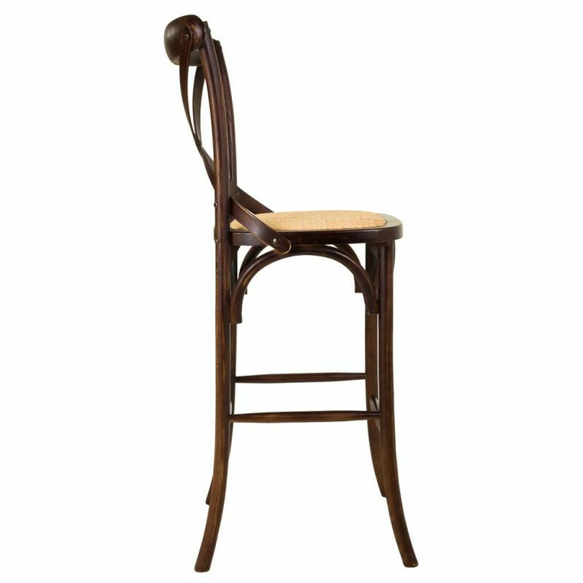 Sittpall Alexandra House Living Brun Rattan Björk 53 x 116 x 45 cm - 3