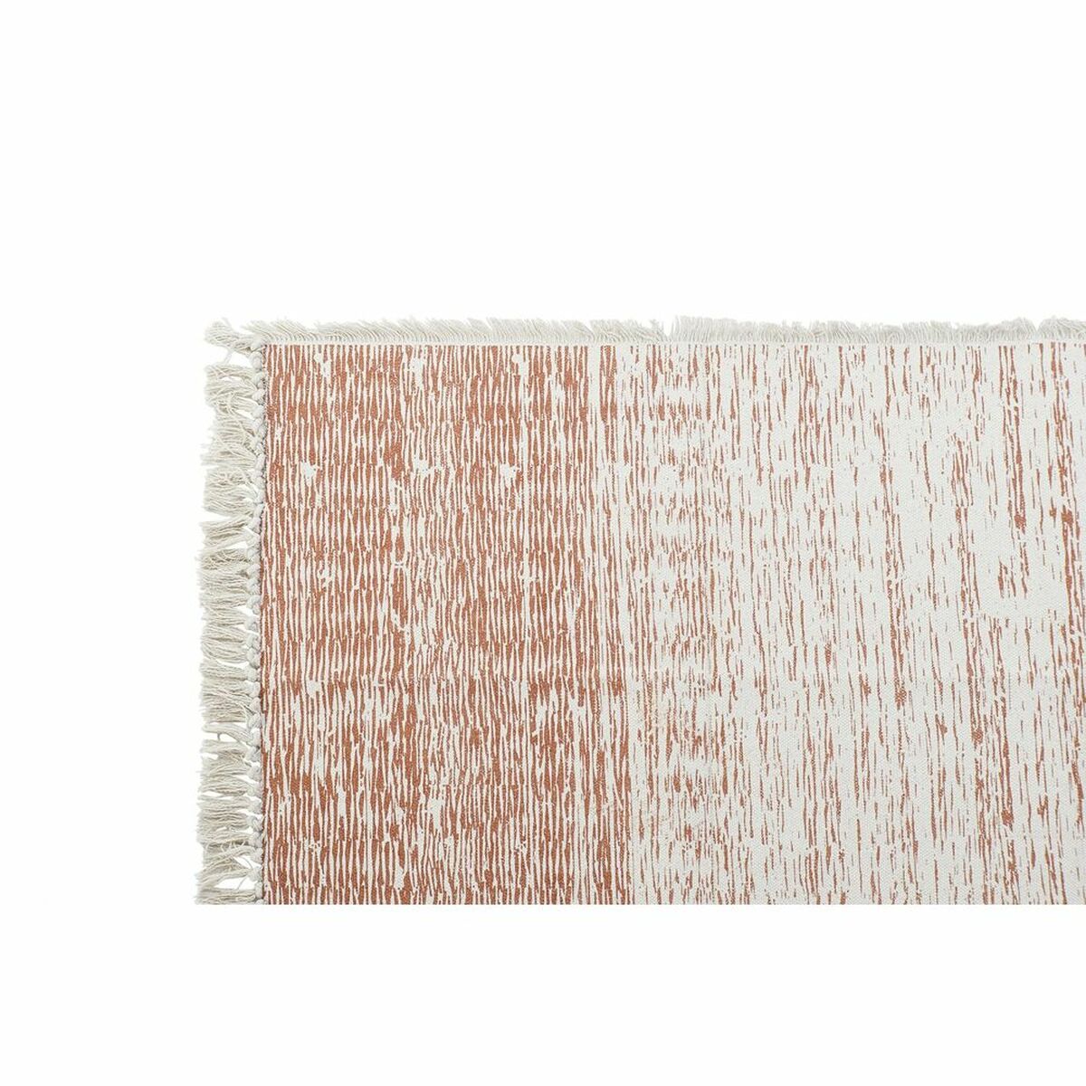 Matta DKD Home Decor Beige Orange Frans 160 x 230 x 1 cm - 10