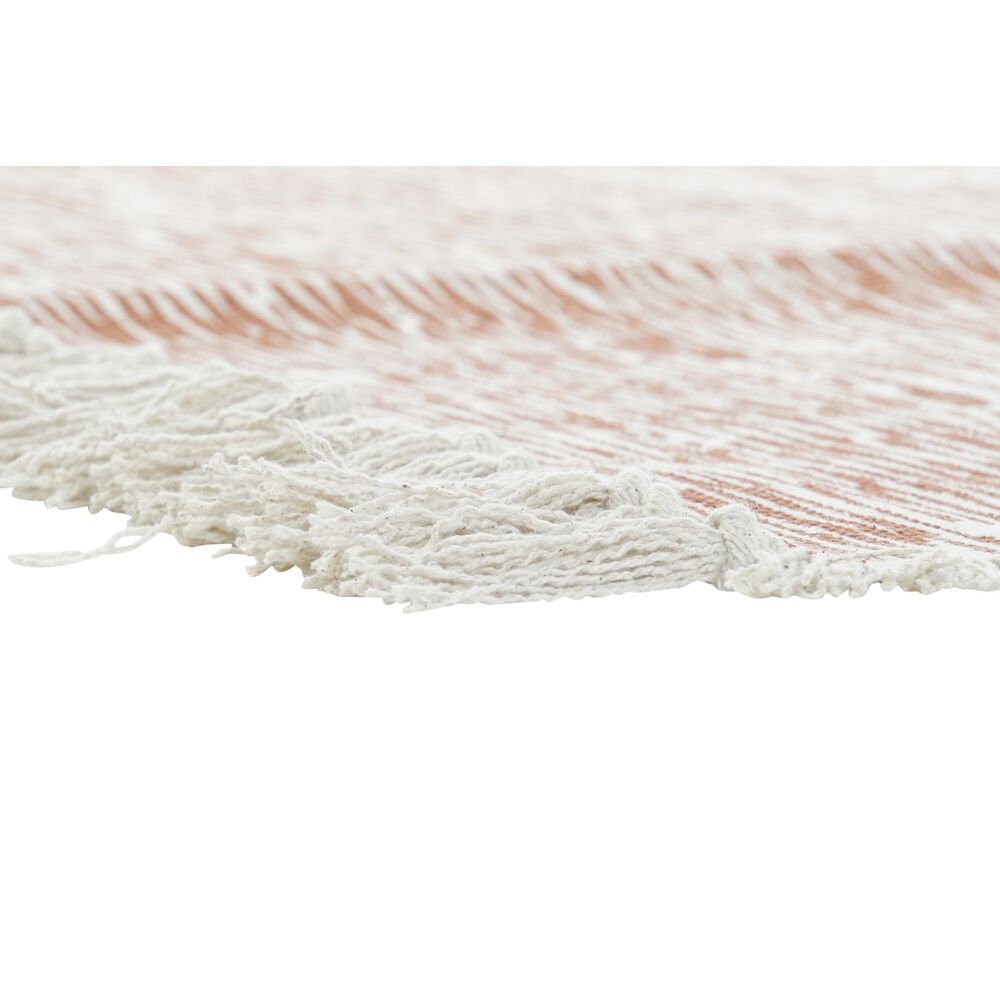 Matta DKD Home Decor Beige Orange Frans 160 x 230 x 1 cm - 3
