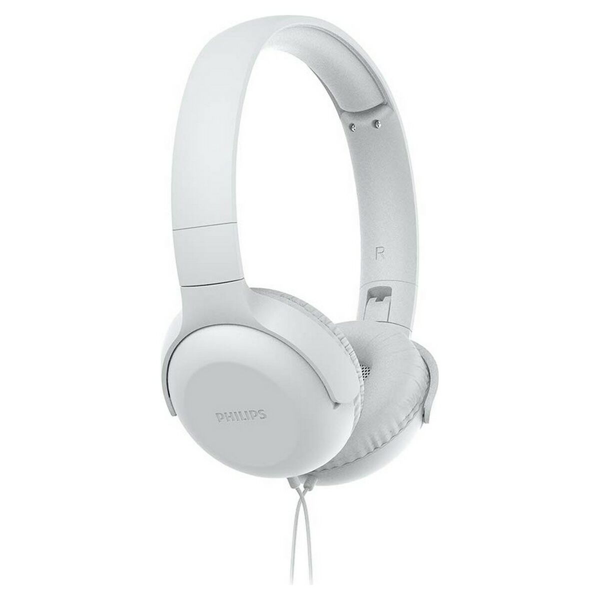 Diademhörlurar Philips Med kabel Vit - 4
