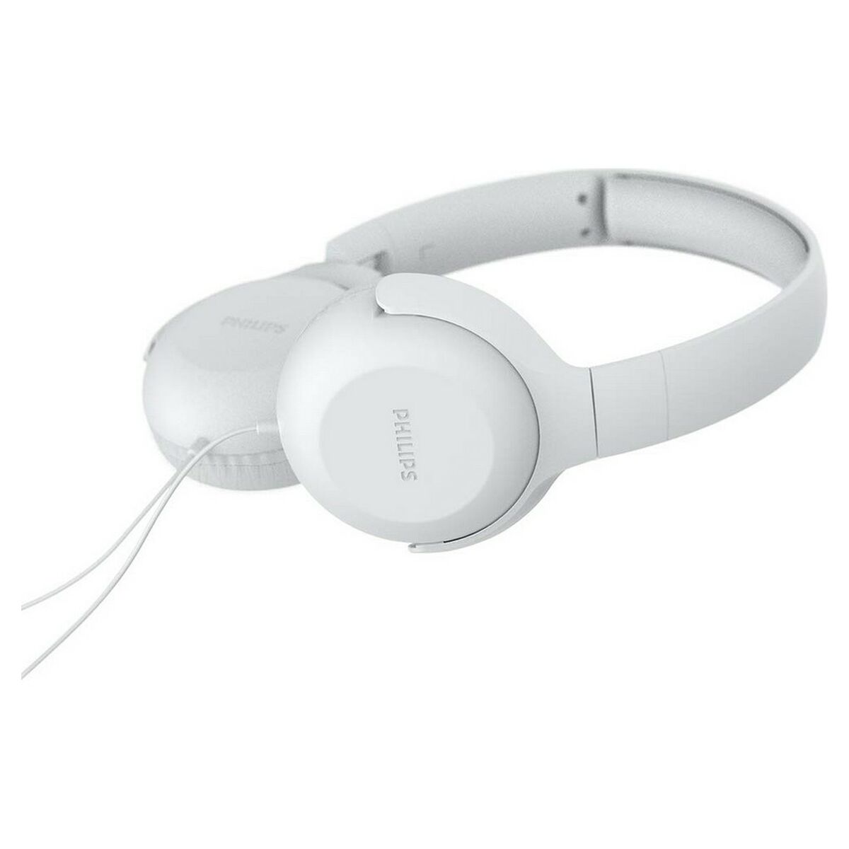 Diademhörlurar Philips Med kabel Vit - 5