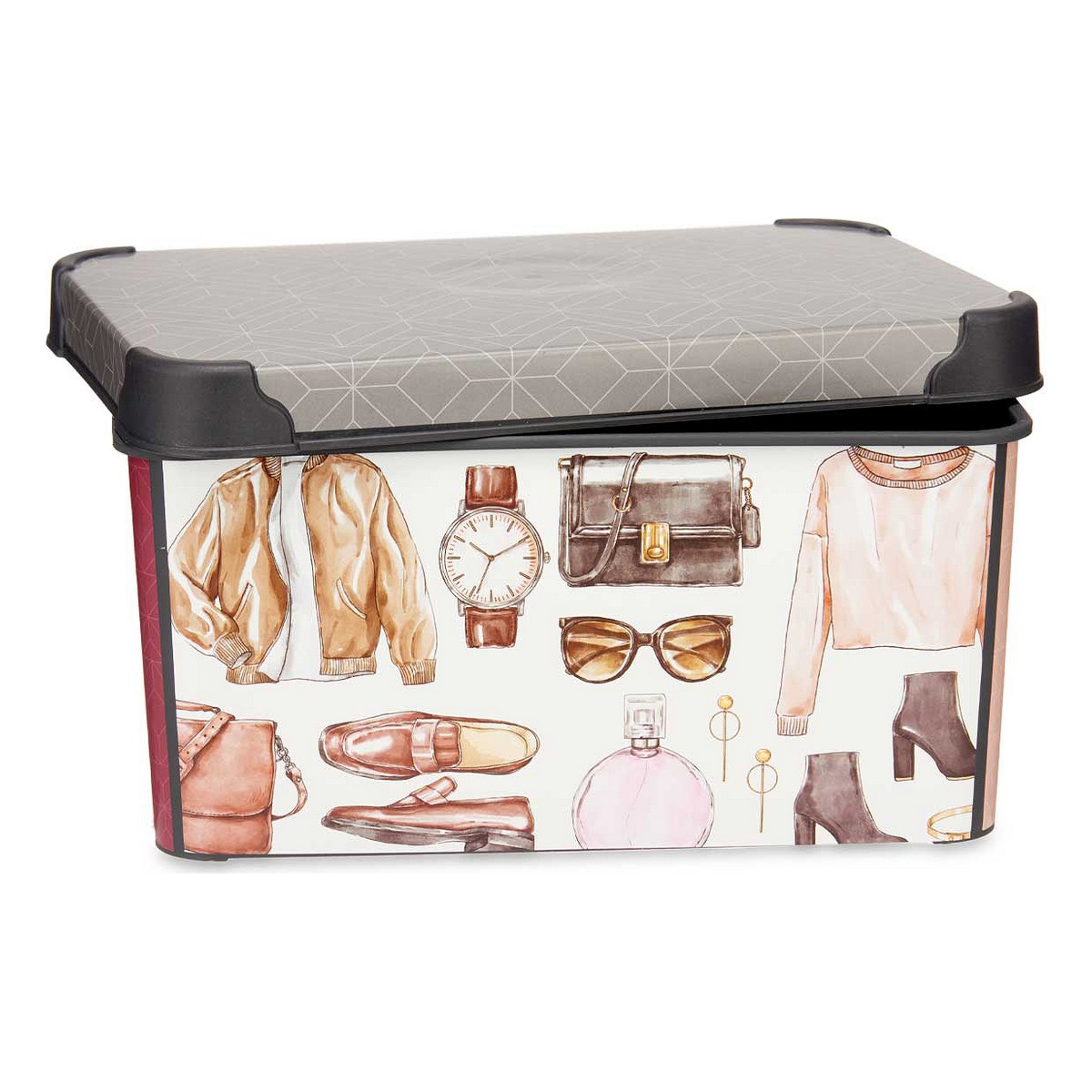 Förvaringslåda Kipit Vintage Plast Vintage 5 L 19 x 13,5 x 29 cm - 2